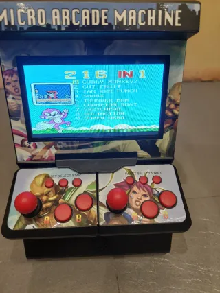Mini consola Arcade Machine. 300 juegos. 2 jugador