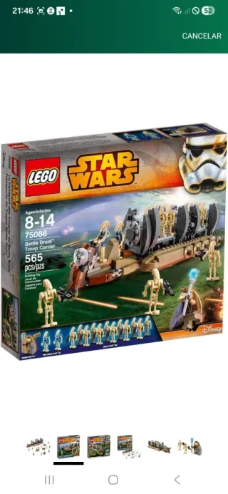 LEGO Star Wars 75086 Battle Droid Troop Carrier