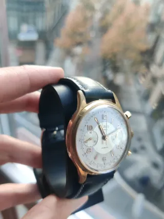 Cronógrafo Landeron 149 Oro Negro