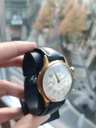 Cronógrafo Landeron 149 Oro Negro