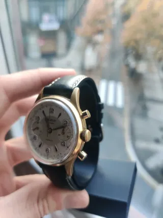 Cronógrafo Landeron 149 Oro Negro