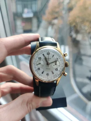 Cronógrafo Landeron 149 Oro Negro