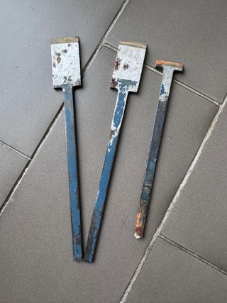 Set 3 lame Hirsch vintage per pialla