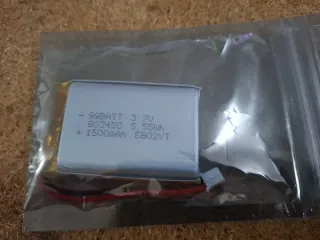 Batería Polímero Litio 3.7V 1500mAh
