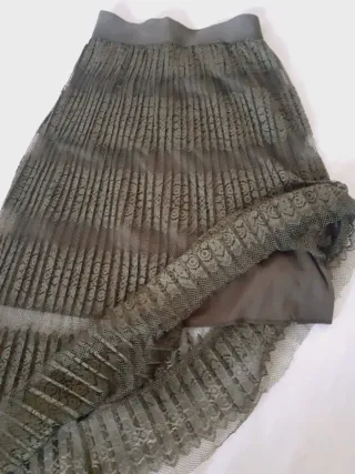 Gonna lunga plissettata donna