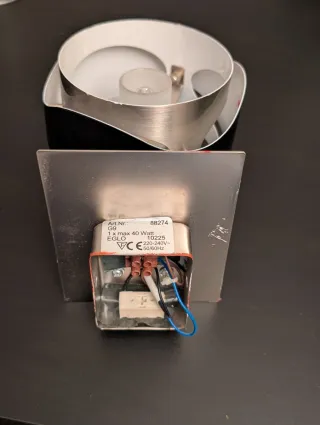 3x Aplique de pared EGLO G9 40W