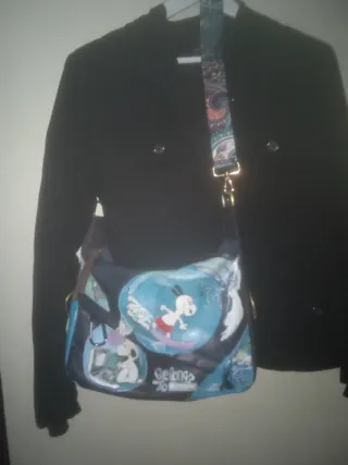 Bolso bandolera Snoopy multicolor