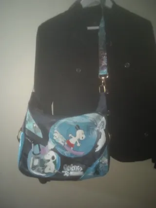 Bolso bandolera Snoopy multicolor