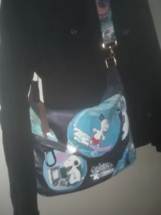 Bolso bandolera Snoopy multicolor