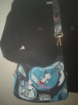 Bolso bandolera Snoopy multicolor