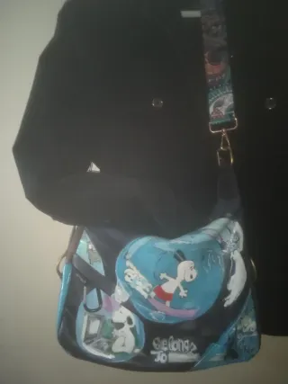 Bolso bandolera Snoopy multicolor