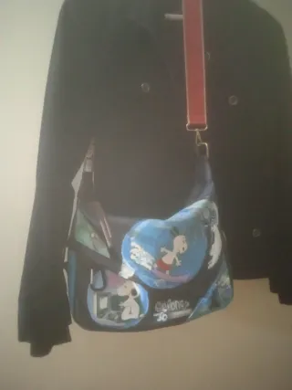 Bolso bandolera Snoopy multicolor