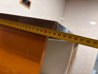 Encimera de granito marrón