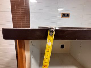 Encimera de granito marrón