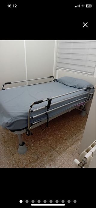 Letto elettrico in metallo