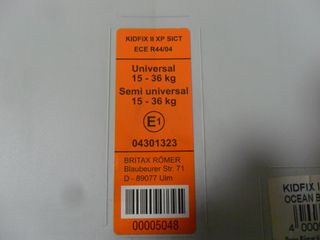 SILLA DE AUTO BRITAX RÖMER UNIVERSAL POR 40 €