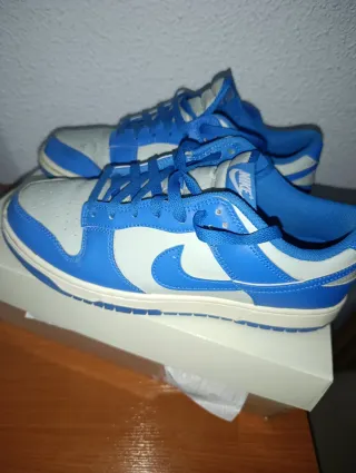 Nike Dunk Low Retro Zapatillas Azul Blanco