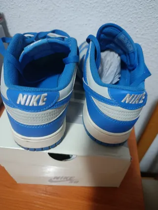 Nike Dunk Low Retro Zapatillas Azul Blanco
