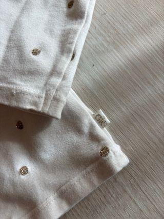 Maglietta Okaïdi bambina 5 anni (110 cm) pois oro