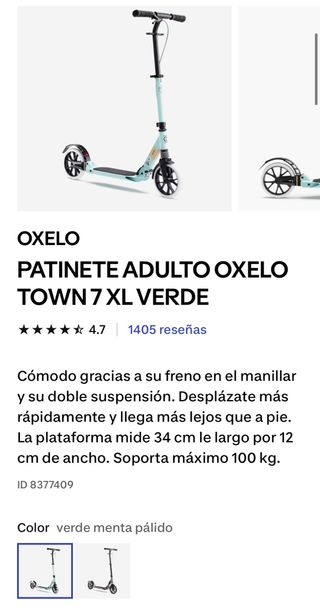 Patinete adulto Oxelo