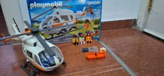 Playmobil Helicóptero Médico Caja Nuevo