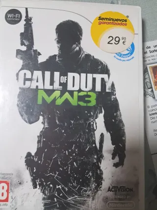 Lote de 4 juegos Wii Call of Duty
