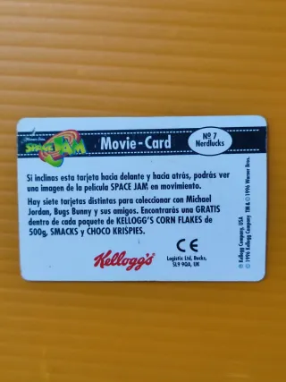 Space Jam Movie Card Warner Bros 1996