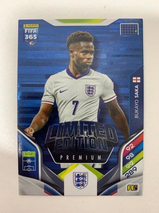 Cromo Panini FIFA 365 Saka Limited Edition