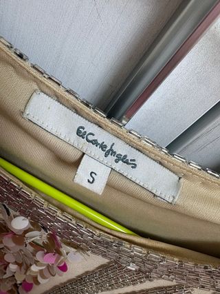 Vestido El Corte Inglés con abalorios