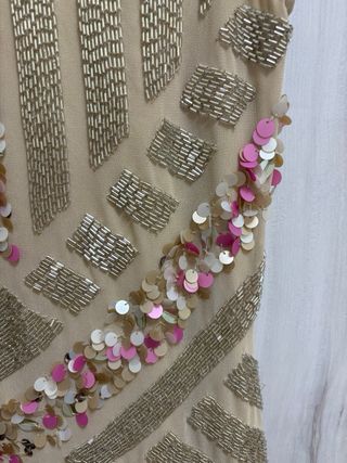 Vestido El Corte Inglés con abalorios