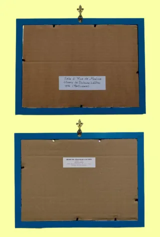 Set di 2 riproduzioni di dipinti francesi