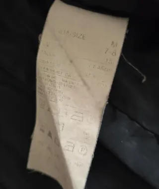 Piumino bambina blu taglia 7 anni