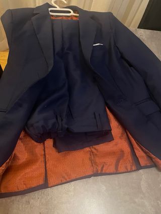 Traje niño azul talla 10 años