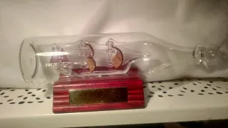 PINTA, NINAe S. MARIA 3 Caravelle in Bottiglia