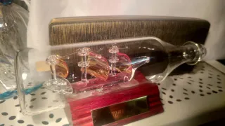 PINTA, NINAe S. MARIA 3 Caravelle in Bottiglia