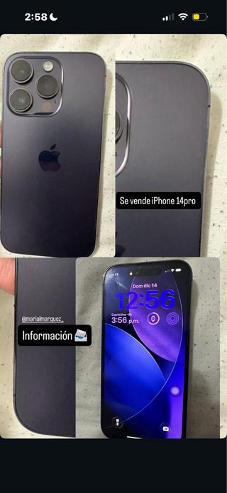 iPhone 14 Pro Blu/Viola