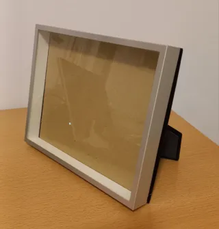 Cornice per foto 25x20 cm in metallo e vetro