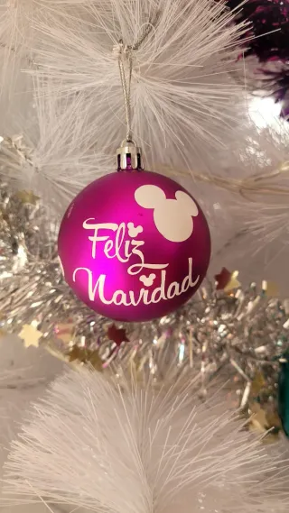 Bola Navidad Personalizada 2e la unidad