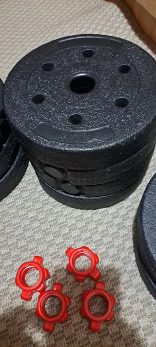 Juego de pesas 27.5 kg