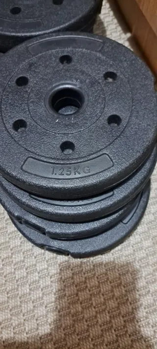 Juego de pesas 27.5 kg