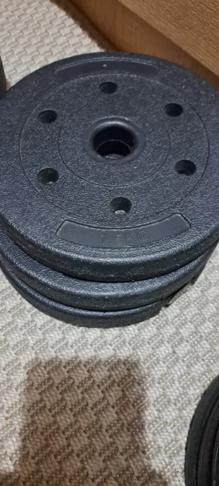 Juego de pesas 27.5 kg