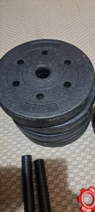 Juego de pesas 27.5 kg