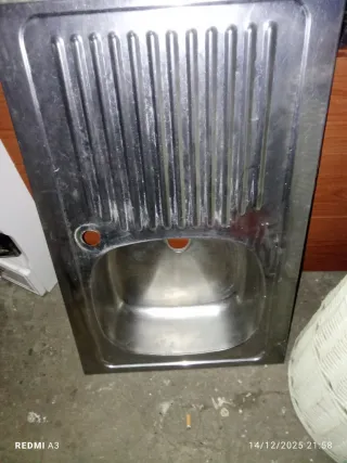 Fregadero de cocina de acero inoxidable