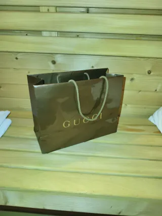 Borsa Gucci Marrone e Dorata