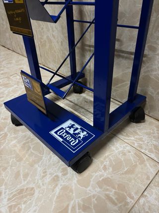 Espositore Oxford in Metallo Blu