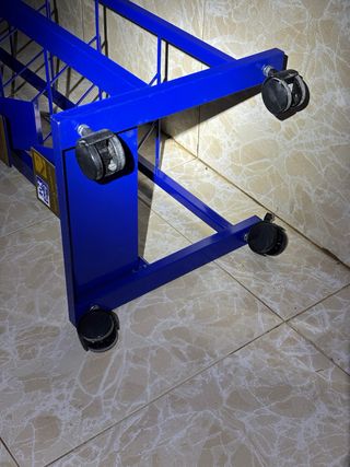 Espositore Oxford in Metallo Blu