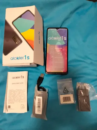 Alcatel 1s Nero/Multicolor elegante