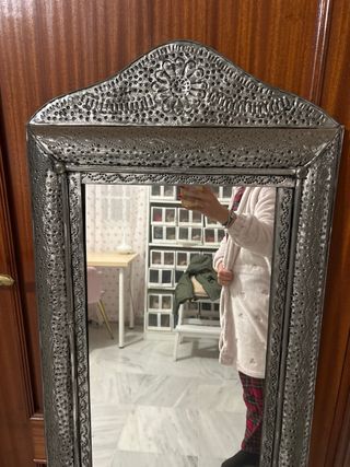 Espejo decorativo metal y cristal