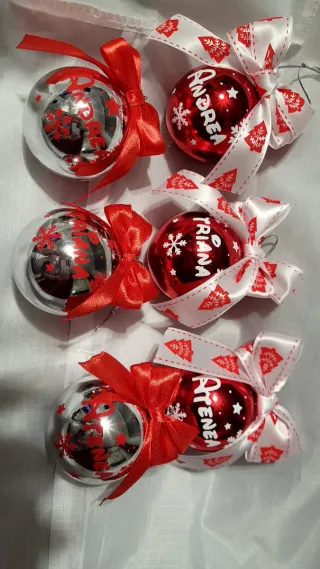 Bolas de Navidad Personalizadas 2e la unidad