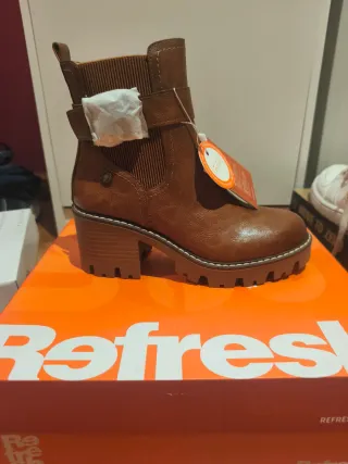 Botines Refresh Marrones Nuevos Talla 38
